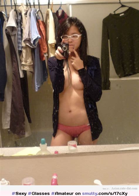 Sexy Glasses Amateur Homemade Selfshot Asian Babe Hot Hottie