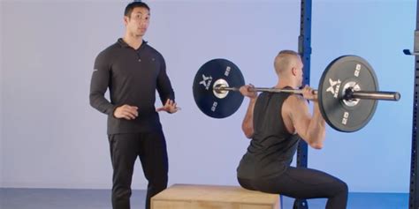 How To Do The Box Squat Lower Body Workout Move For Stronger Legs