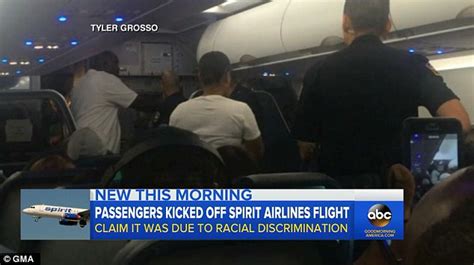 black spirits airlines passengers kicked off flight by