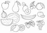 Oggetti Stampare Frutta Coloratutto Vamos Stampa Alimentos Menino sketch template