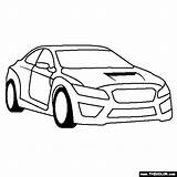 Subaru Coloring Wrx P1 Cars Pages sketch template