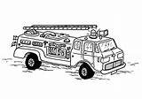 Feuerwehr Malvorlagen Drehleiter Feuerwehrauto Mytie sketch template