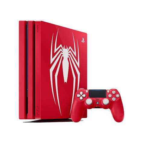 playstation  pro tb marvels spider man limited edition console