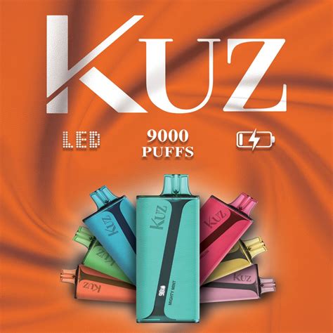 kuz led disposable vape device  puffs vgem
