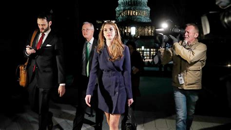 Hope Hicks To Leave Post As White House Communications Director The