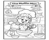 Muffin Rhymes Crayola sketch template