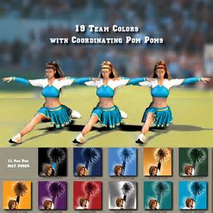 aw all star cheerleaders 3d figure assets awycoff