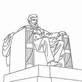 Monument Coloring Designlooter Pages Lincoln Activity Printable Fun Click sketch template