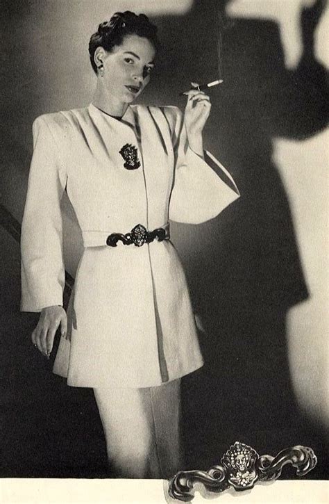 Pin By 1930s 1940s Women S Fashion On 1940s Suits Vintage Knitwear