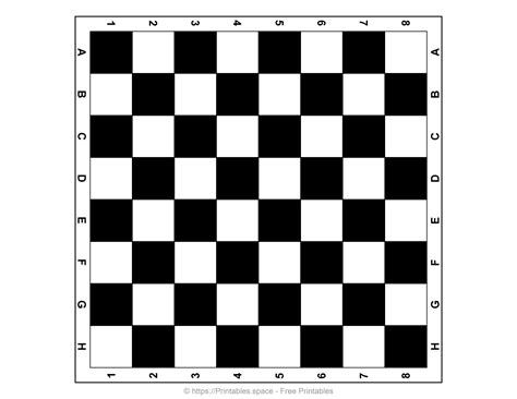 printable chess board paper chess set  printables