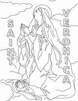 Veronica Coloring Catholic Sdcason 1200px sketch template