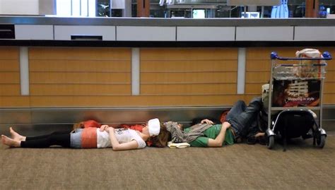 We Can All Relate To These People Sleeping At The Airport