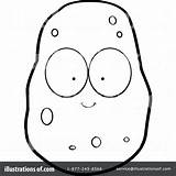Potato Sweet Pages Coloring Drawing Cartoon Getdrawings sketch template