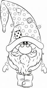 Gnome Coloring Christmas Pages Winter Duendes Navidad Sheets Para Colorear Colouring Print Gnomes Printable Andre Dibujos Drawing Kids Adult Books sketch template