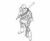 Coloring Pages Deathstroke Printable sketch template