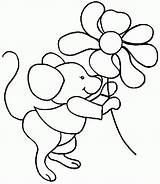 Coloring Pages Mice Mouse Printable Kids Popular sketch template