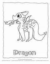 Coloring Pages Dragon Sheets sketch template