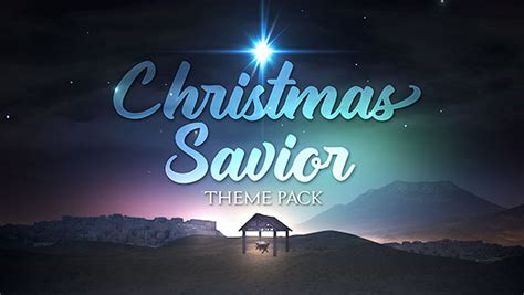christmas savior theme pack life scribe media