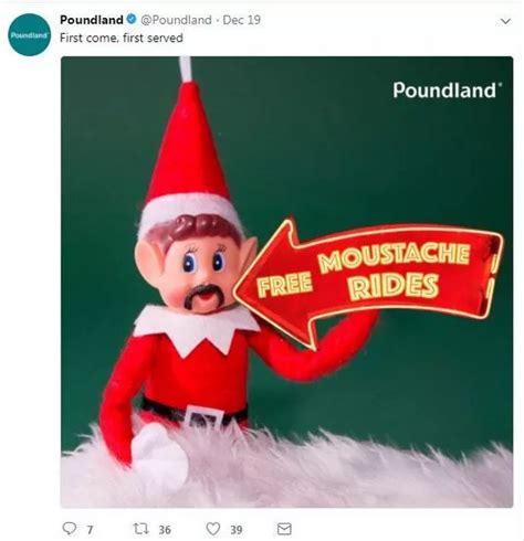 Poundlands Elf On A Shelf Christmas Campaign On Social Media