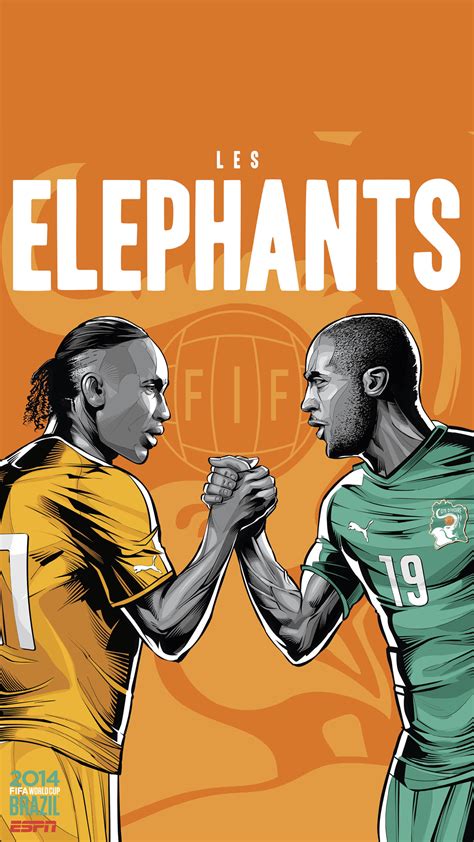 Brazil World Cup 2014 Ivory Coast Best Htc One Wallpapers