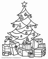 Christmas Coloring Pages Morning Tree Presents Sheets Under Kids Honkingdonkey Meaning Children Fun These Great sketch template