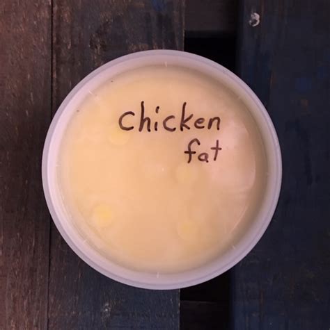 rendered chicken fat amos miller organic farm