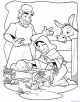 Nacimiento Jesus Cristianos sketch template