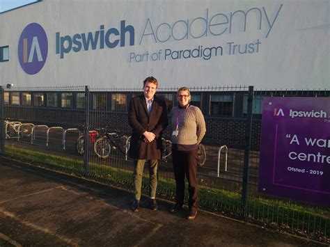 visit  ipswich academy tom hunt mp  ipswich