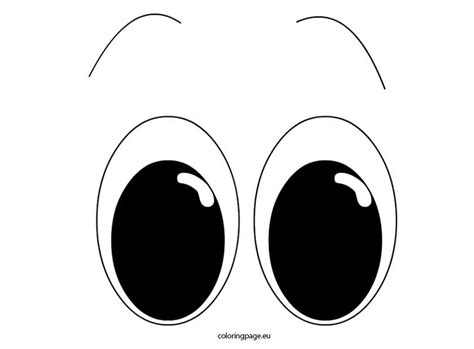 cartoon eyes   coloring pages cartoon coloring pages