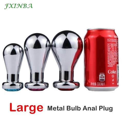 Fxinba Large Bulb Anal Plug Metal Butt Plug Big Set Jewelry Beads