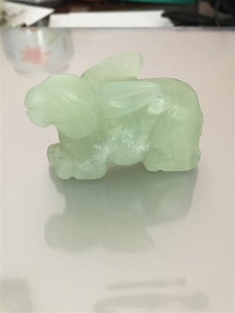 small jade rabbit purchased   market  helsinki rthriftstorehauls