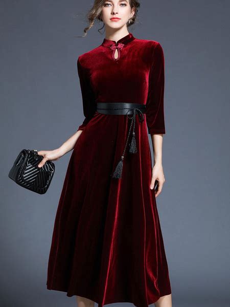 women velour chinese prom maxi dress power day sale