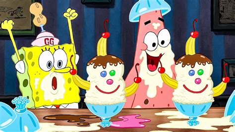 Triple Gooberberry Sunrise Ice Cream Scene The Spongebob