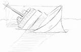 Ship Sinking Drawing Ships Sunken Drawn Sketch Getdrawings 8th July Sketchdaily sketch template