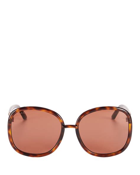 gucci oversized round square sunglasses intermix®