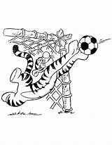 Soccer Goalie Coloring Pages Getdrawings Drawing sketch template
