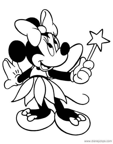 minnie printable coloring pages