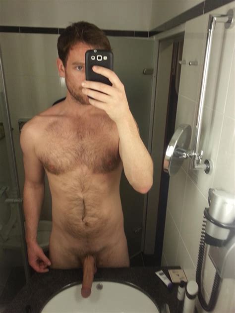 hairy man showing his nice thin prick nude men selfies