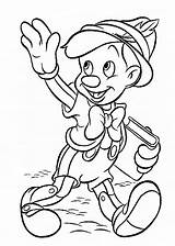 Coloring Pages Pinocchio Disney 4kids Kids Grumpy sketch template