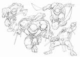 Turtles Turtle Tmnt Mikebowden Rob Mutant sketch template