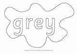 Grey Colouring Splats Colour Pages Become Member Log sketch template