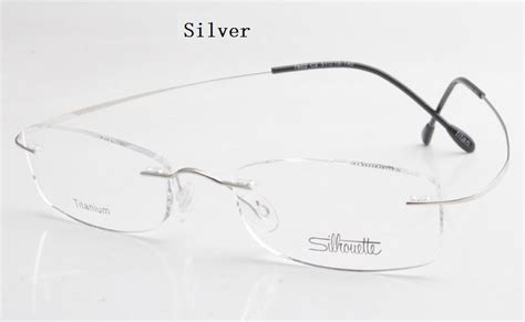 2019 luxury brand silhouette titanium rimless optical glasses frame no