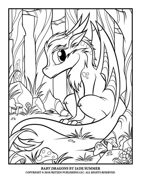 baby dragon coloring pages printable dejanato