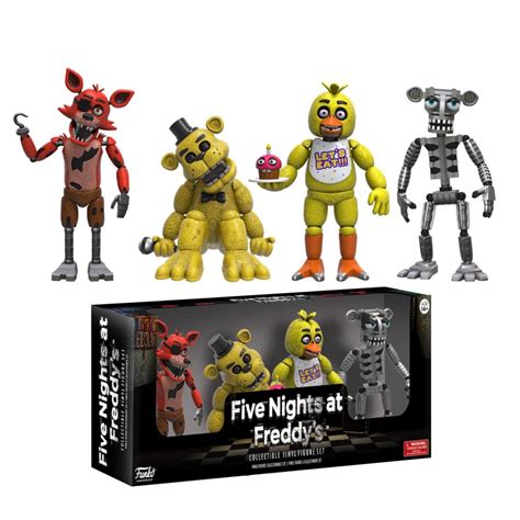 funko 8863 five nights at freddy s action figure 4 pack foxy gold
