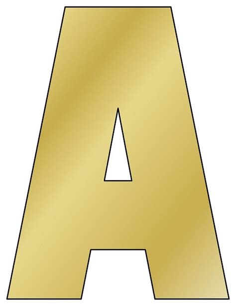 gold printable letters     printable partycom