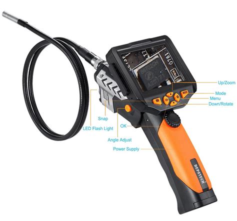 depstech  ft waterproof lcd borescope review  endoscopes