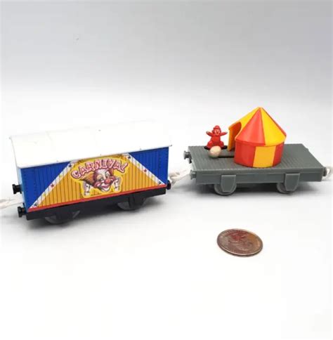 thomas friends trackmaster train tank circus carnival car clown lot