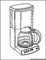 Coloring Coffee Pages Maker Colouring Kitchen Drawing Kids Coffeemaker Draw Machine Fun Getdrawings sketch template