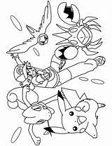 Pokemon Coloring Pages Advanced Picgifs Print Tv Series Kids sketch template