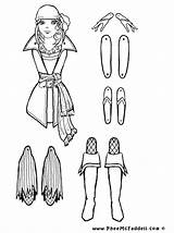 Marionette Puppet Coloring Pages Pheemcfaddell Girl Grace Pirate Cut Color Paper Crafts Dolls Colorear Puppets Template Educacion Proyecto Infantil Sheets sketch template